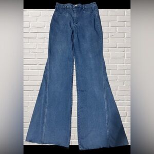 Jealous Tomato Vintage 70s Style Bell Bottom Jeans High Rise 32” Inseam